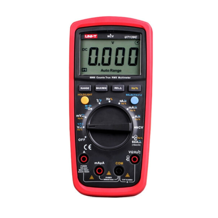 UNI-T True RMS Backlight Large Screen Anti-Burn 5999 Digital Multimeter, Model: UT139C - Digital Multimeter by UNI-T | Online Shopping UK | buy2fix