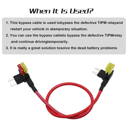 TIPM Bypass Cable Fuse Adapter Holder For Dodge Ram 1500 2500, Model: TNX0902 - Cables & Connectors by buy2fix | Online Shopping UK | buy2fix