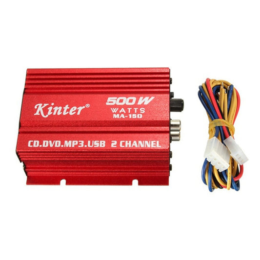 Kinter MA-150 Car Audio / Video 12V 2.0 Channel Mini Amplifier - Car Amplifiers by buy2fix | Online Shopping UK | buy2fix