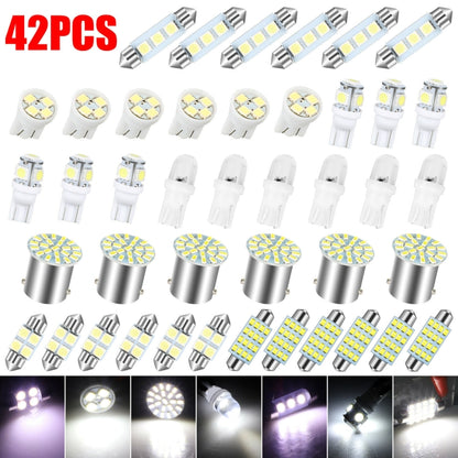 42pcs/Set Car Interior Reading LED Light Combination Set - Dome Lights by buy2fix | Online Shopping UK | buy2fix