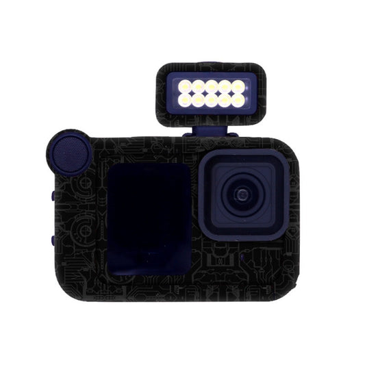 For GOPro HERO13 Black Camera Stickers Body Protective Film, Style: 09 Circuit Black - Stickers by buy2fix | Online Shopping UK | buy2fix