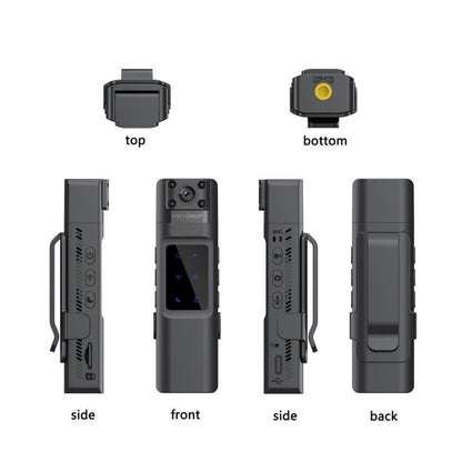 WIFI HD Night Vision Chest-Worn Work Recorder Cycling Camera, Model: L13+64G TF Card+Bracket - Video Cameras by buy2fix | Online Shopping UK | buy2fix