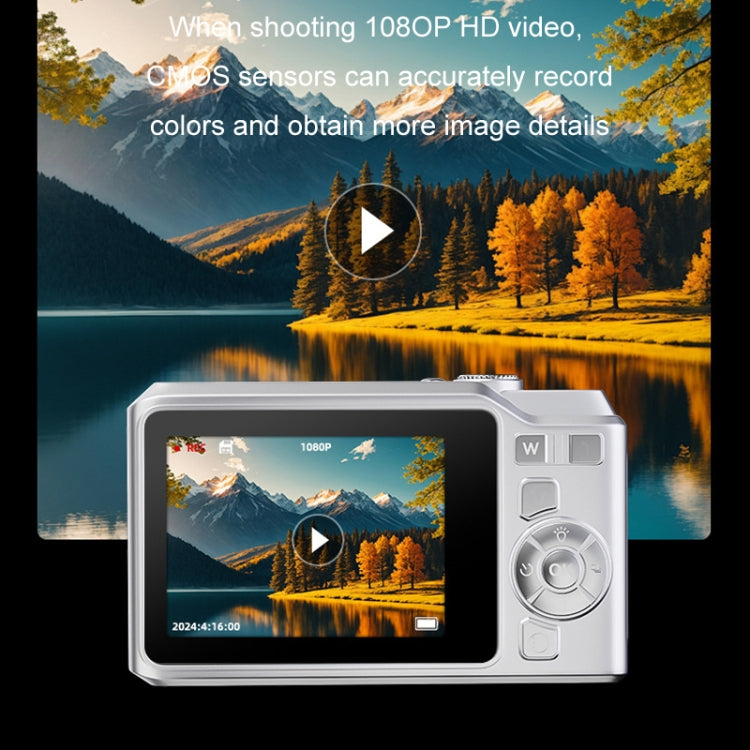 1080P HD Student Retro Digital Card Camera, Color: White+32G - Video Cameras by buy2fix | Online Shopping UK | buy2fix