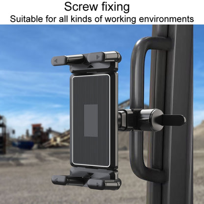 Engineering Truck Off-Road Vehicle Handrail Folding Screen Cell Phone Tablet Universal Bracket - Universal Car Holders by buy2fix | Online Shopping UK | buy2fix