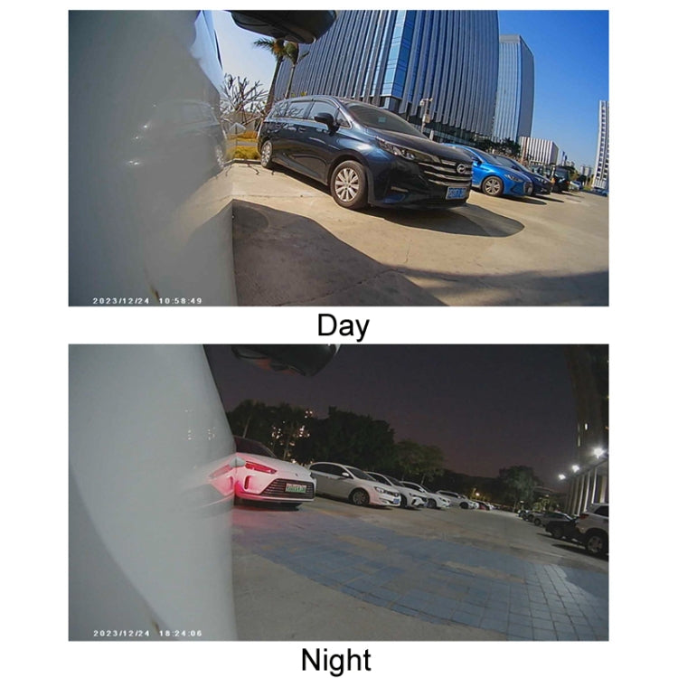 Punch-Free Car Imaging Side View Blind Spot Car Universal Night Vision Camera, Specifications: CVBS Black - Rear View Cameras by buy2fix | Online Shopping UK | buy2fix