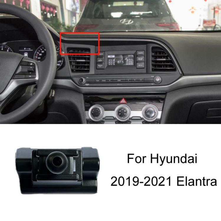 For Hyundai Car Special Mobile Navigation Bracket Base, Model: 19-21 Elantra - Special Car Holders by buy2fix | Online Shopping UK | buy2fix