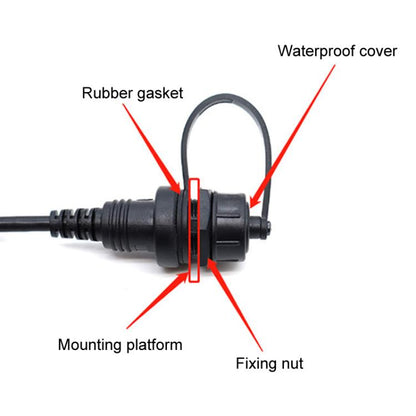 Type-C 3.1 0.3m Male To Female Extension Cable Car Waterproof Wire - DIY Cables by buy2fix | Online Shopping UK | buy2fix