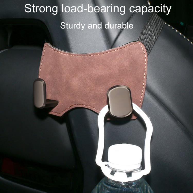 Car Sports Seats With One-Piece Headrests Furring Storage Metal Hooks(Black) - Auto Fastener & Clips by buy2fix | Online Shopping UK | buy2fix