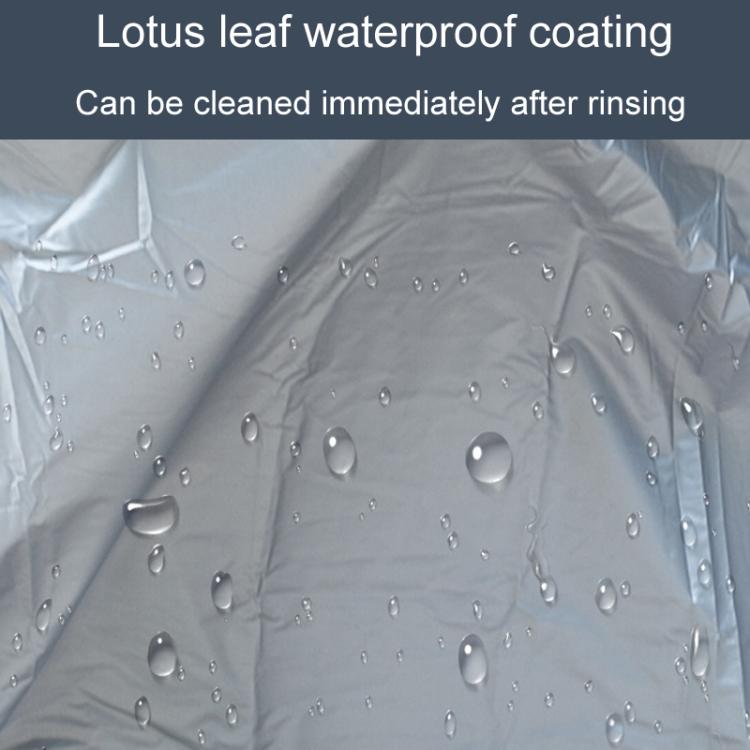 Car PE Film Waterproof And Dustproof Four Seasons Universal Coat Cover, Size: L(Silver Gray) - PE Material by buy2fix | Online Shopping UK | buy2fix