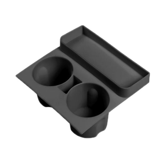 For Tesla 21-23 Model 3/Y Central Control Integrated Silicone Storage Cup Holder(Black) - Car Drink Holders by buy2fix | Online Shopping UK | buy2fix