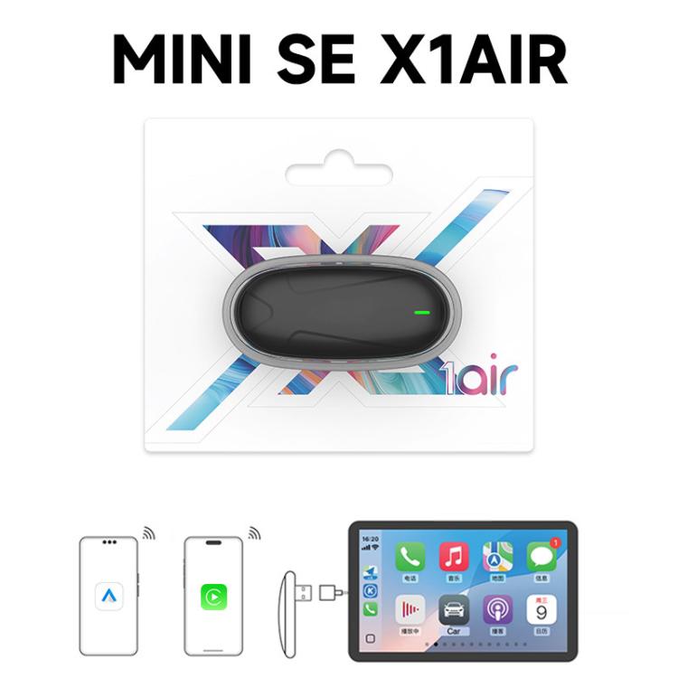 Original Carplay Wired To Wireless Box Adapter Car Connect Android Box, Model: MINI SE X1AIR Black - Car MP3 & MP4 & MP5 by buy2fix | Online Shopping UK | buy2fix