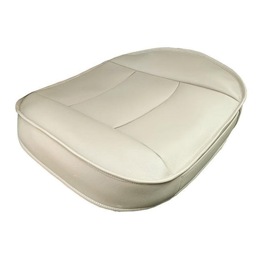 Car SUV Single Seat Backless Leather Protective Seat Cover(Beige) - Seat Accessories by buy2fix | Online Shopping UK | buy2fix