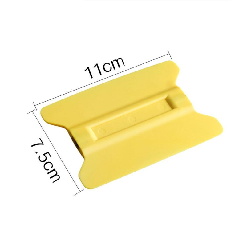 With Magnet Car Film Scraper Plastic Winged Scraper Tool(Yellow) - Sticker Tools by buy2fix | Online Shopping UK | buy2fix