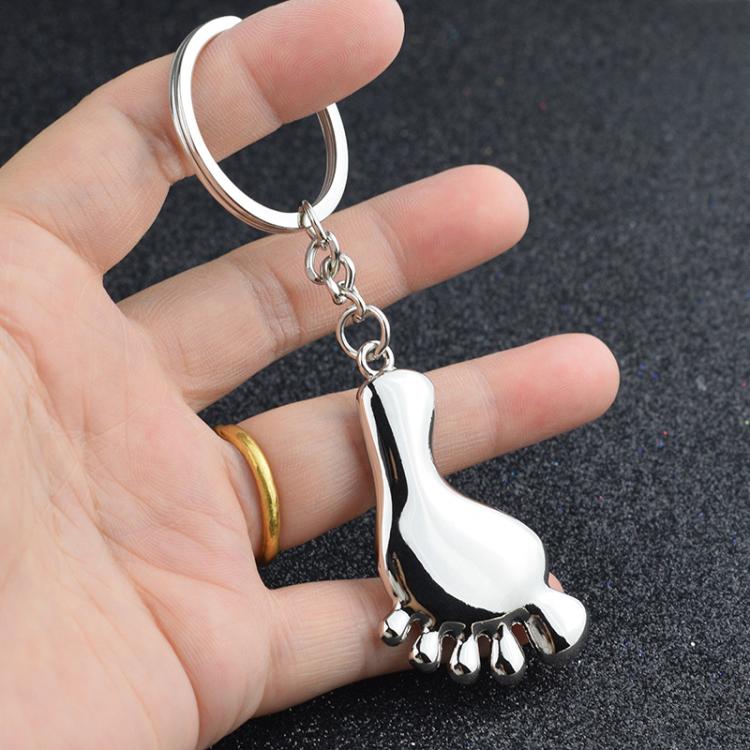 Small Feet Metal Keychain Gift - Key Rings by buy2fix | Online Shopping UK | buy2fix