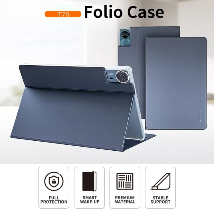 Teclast Anti-slip Texture Smart Tablet Leather Folio Case for Teclast T70 - Teclast by TECLAST | Online Shopping UK | buy2fix