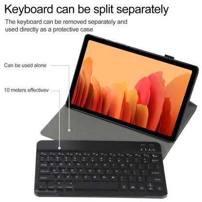 A500S Detachable Bluetooth Backlight Keyboard Ultrathin Horizontal Flip Leather Tablet Case with Holder for Samsung Galaxy Tab A7 10.4 (2020) T500 / T505(Black) - Samsung Keyboard by buy2fix | Online Shopping UK | buy2fix