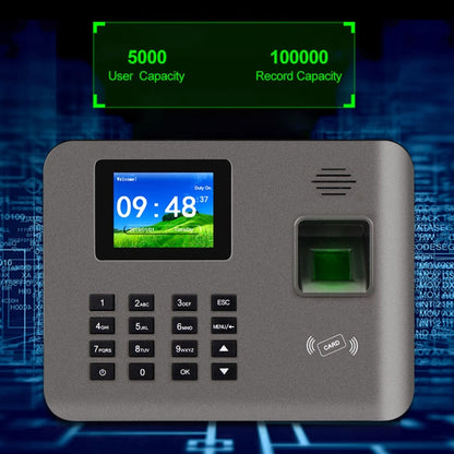 Realand AL325 Fingerprint Time Attendance with 2.4 inch Color Screen & ID Card Function & WiFi - Attendance System by Realand | Online Shopping UK | buy2fix