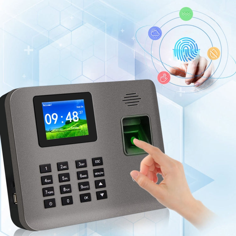 Realand AL321 Fingerprint Time Attendance with 2.4 inch Color Screen & ID Card Function - Attendance System by Realand | Online Shopping UK | buy2fix