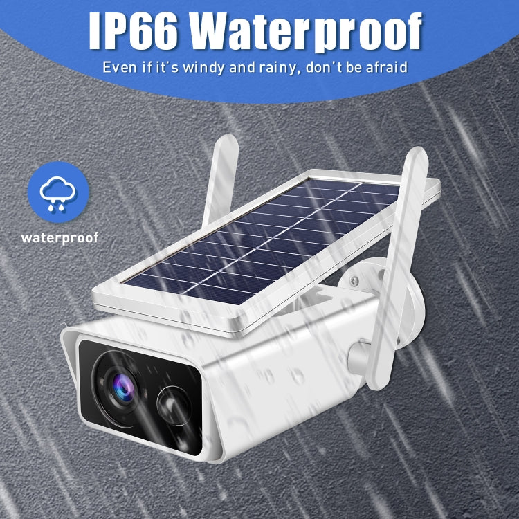 T13-2 1080P HD Solar Powered 2.4GHz WiFi Security Camera without Battery, Support Motion Detection, Night Vision, Two Way Audio, TF Card - Security by buy2fix | Online Shopping UK | buy2fix