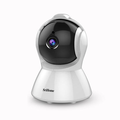 SriHome SH025 2.0 Million Pixels 1080P HD AI Auto-tracking IP Camera, Support Two Way Audio / Motion Tracking / Humanoid Detection / Night Vision / TF Card, UK Plug - Security by SriHome | Online Shopping UK | buy2fix