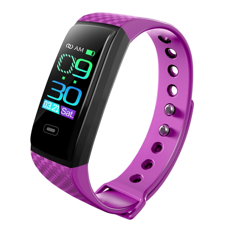 CK17S 0.96 inches IPS Screen Smart Bracelet IP67 Waterproof, Support Call Reminder / Heart Rate Monitoring / Blood Pressure Monitoring / Sleep Monitoring (Purple) - Smart Wear by buy2fix | Online Shopping UK | buy2fix