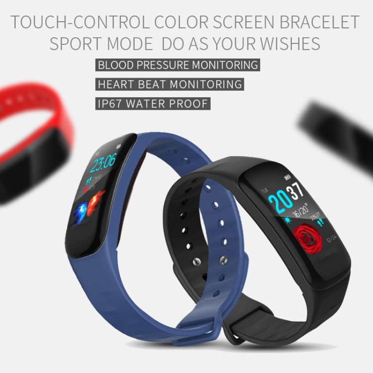 H29 1.14 inches IPS Color Screen Smart Bracelet IP67 Waterproof, Support Step Counting / Call Reminder / Heart Rate Monitoring / Sleep Monitoring (Red) - Smart Wear by buy2fix | Online Shopping UK | buy2fix