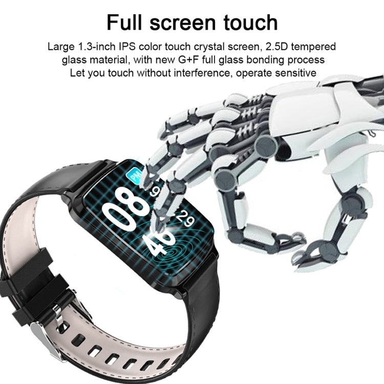 M8 1.3 inch IPS Color Screen Smart Bracelet IP67 Waterproof, Support Step Counting / Call Reminder / Heart Rate Monitoring / Sleep Monitoring (Silver) - Smart Wear by buy2fix | Online Shopping UK | buy2fix