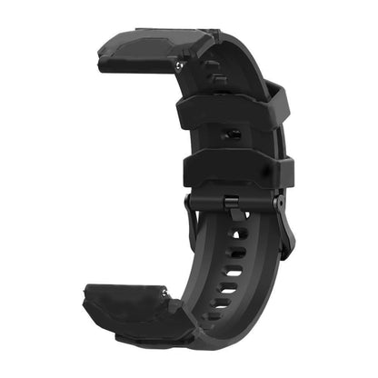 For KOSPET TANK M1 Pro (CA0832B) Silicone Watch Band (Black) - Watch Bands by buy2fix | Online Shopping UK | buy2fix