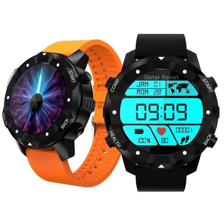 S3 1.39 inch OLED Screen Display Bluetooth Smart Watch, IP67 Waterproof, Support Compass / Heart Rate Monitor / SIM Card / GPS Navigation, Compatible with Android and iOS Phones(Orange) - Smart Wear by buy2fix | Online Shopping UK | buy2fix