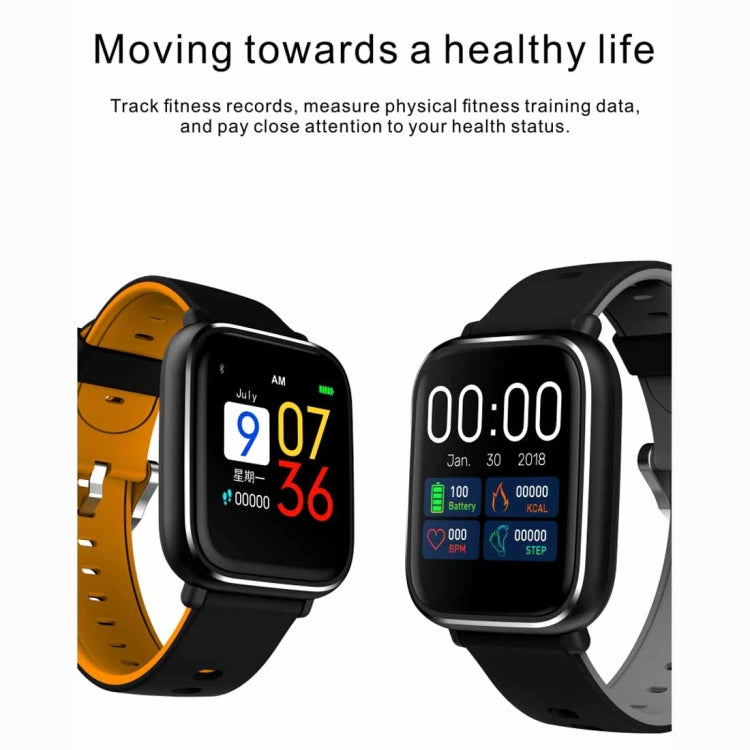 Q58S 1.3 inch TFT Touch Screen IP67 Waterproof Smartwatch, Support Call Reminder/ Heart Rate Monitoring /Blood Pressure Monitoring/ Sleep Monitoring (Grey) - Smart Wear by buy2fix | Online Shopping UK | buy2fix