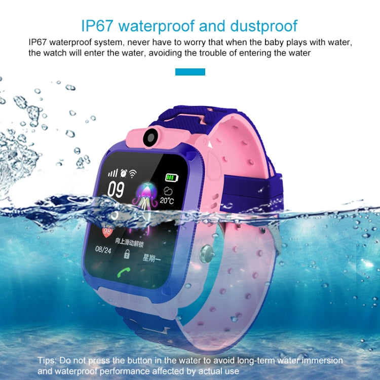 Q120 1.44 inch Color Screen Smartwatch for Children IP67 Waterproof, Support LBS Positioning / Two-way Dialing / One-key First-aid / Voice Monitoring / Setracker APP(Pink) - Smart Wear by buy2fix | Online Shopping UK | buy2fix