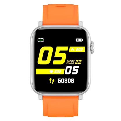 SE02 Bluetooth Smart Sports Watch, Support Heart Rate / Blood Pressure / Blood Oxygen Monitoring & Sleep Monitoring & Sedentary Reminder (Orange) - Smart Wear by buy2fix | Online Shopping UK | buy2fix