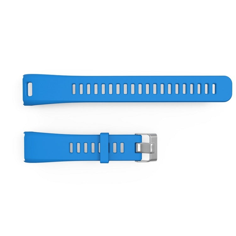 Silicone Sport Watch Band for Garmin Vivosmart HR(Blue) - Smart Wear by buy2fix | Online Shopping UK | buy2fix