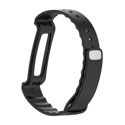 Silicone Watch Band for Huawei Honor A2(Black) - Smart Wear by buy2fix | Online Shopping UK | buy2fix