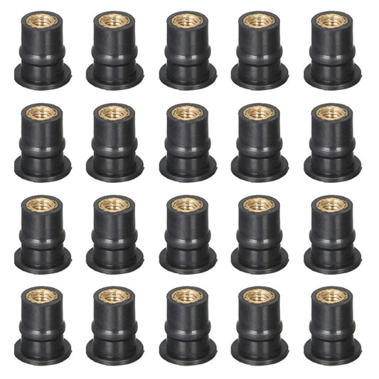 20 in 1 M5 Universal Motorcycle Windshield Brass Nuts - In Car by buy2fix | Online Shopping UK | buy2fix