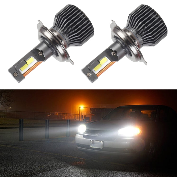 K11 1 Pair H4 12V / 75W / 6000K / 9000LM Car LED Headlight (White Light) -  by buy2fix | Online Shopping UK | buy2fix