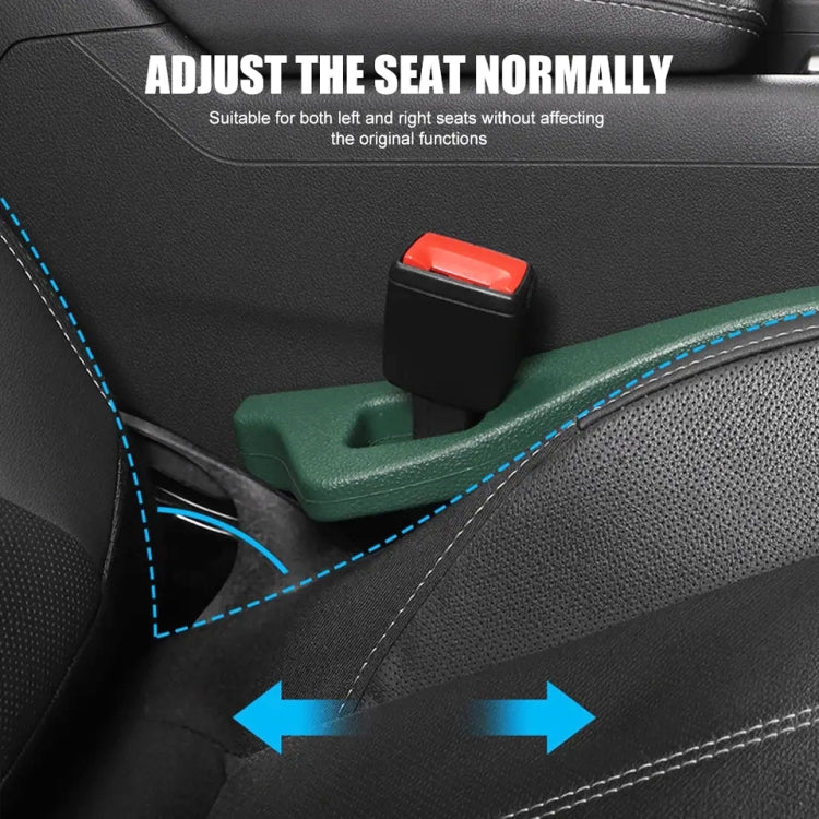 1 Pair Car Seat Gap Bar Car Interior Armrest Box Gap Leak-proof Filler (Green) - Seat Accessories by buy2fix | Online Shopping UK | buy2fix