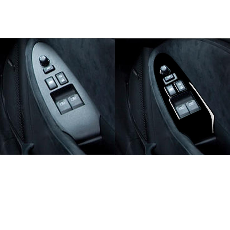 For Nissan 370Z Z34 2009- Car Driver Side Door Lift Panel with Hole Decorative Sticker, Right Drive - In Car by buy2fix | Online Shopping UK | buy2fix