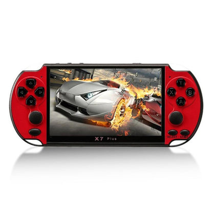 X7 Plus Retro Classic Games Handheld Game Console with 5.1 inch HD Screen & 8G Memory, Support MP4 / ebook(Red) - Pocket Console by buy2fix | Online Shopping UK | buy2fix