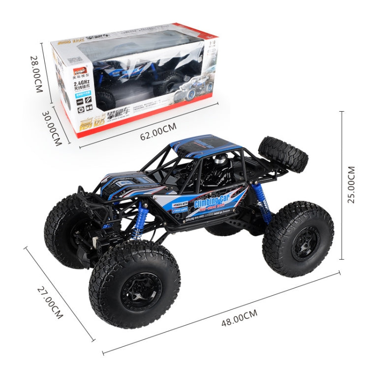 2837 1:10 Large High Speed Four-wheel Climbing Vehicle Model Bigfoot Monster Off-road Remote Control Racing Toy(Blue) - RC Cars by buy2fix | Online Shopping UK | buy2fix