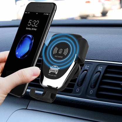 Car Air Outlet Bracket Wireless Charger Qi Standard Wireless Charger(Black) - In Car by buy2fix | Online Shopping UK | buy2fix