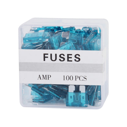 100 PCS 12V Car Add-a-circuit Fuse Tap Adapter Blade Fuse Holder (Big Size)(Blue) - In Car by buy2fix | Online Shopping UK | buy2fix