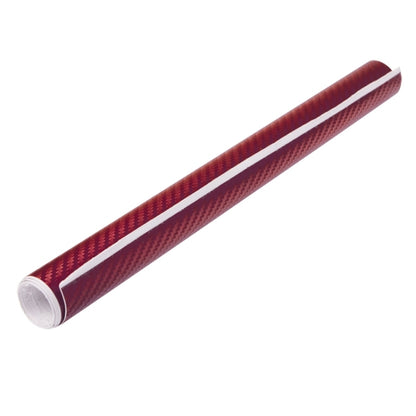 Car Decorative 3D Carbon Fiber PVC Sticker, Size: 152cm x 50cm(Wind Red) - Auto Film by buy2fix | Online Shopping UK | buy2fix