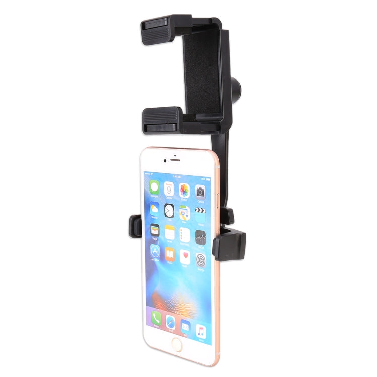 Portable Car Rearview Mirror Mobile Phone Bracket - Car Holders by buy2fix | Online Shopping UK | buy2fix