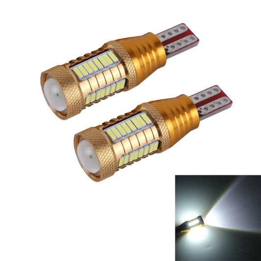 2 PCS  T15-4014-32SMD + 1CREE  5W 650LM White Light LED Decode Car Clearance Lights Lamp, DC12V（Gold） - Clearance Lights by buy2fix | Online Shopping UK | buy2fix