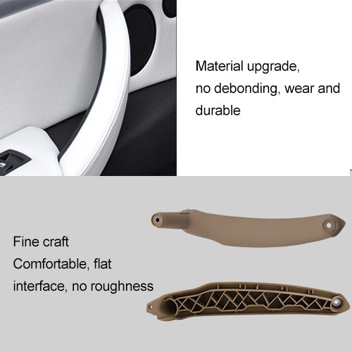 Car Interior Right Handle Inner Door Armrest Panel Pull 51416969402 for BMW X5 / X6, Left Drive(Brown) - In Car by buy2fix | Online Shopping UK | buy2fix