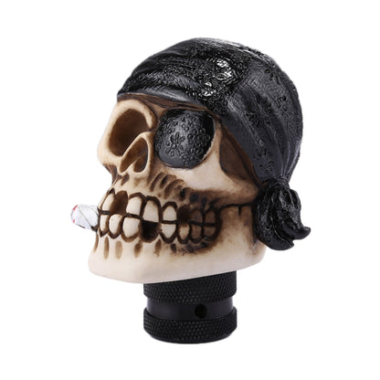 Pirate Skull Shaped Universal Vehicle Car Shifter Cover Manual Automatic Gear Shift Knob (Black) - Shift Knob by buy2fix | Online Shopping UK | buy2fix