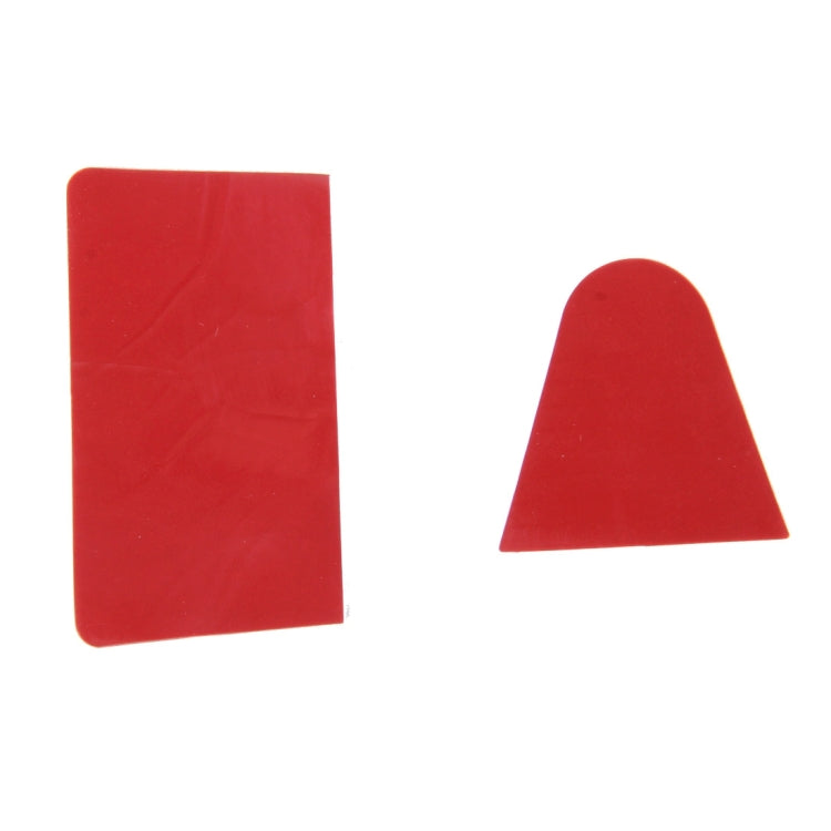 CB-073 Colorful Warning Light Wind Power Shark Fin Antenna Car Decoration(Red) - Aerials by buy2fix | Online Shopping UK | buy2fix