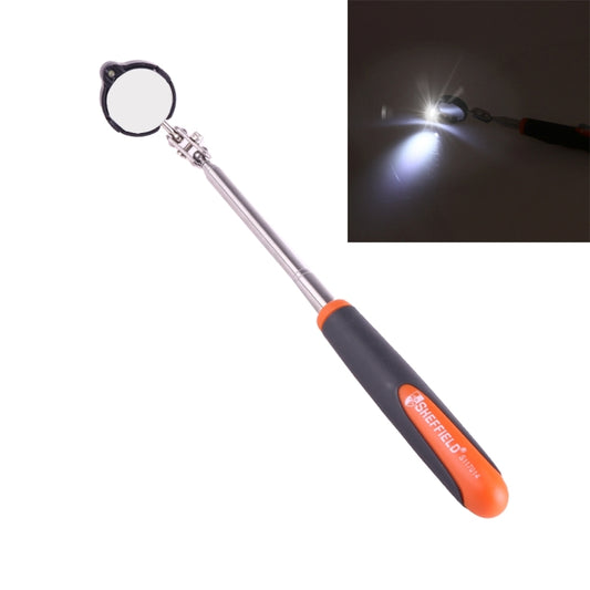 Retractable Vehicle Car Chassis Telescoping Inspection Mirror with 1 PCS 3mm LED Light, Mirror Diameter: 32mm, Max Expanding Length: 905mm - In Car by buy2fix | Online Shopping UK | buy2fix