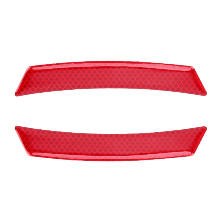 2 PCS Car-Styling Wheel Eyebrow Decorative Sticker Decorative Strip (Red) - Decorative Sticker by buy2fix | Online Shopping UK | buy2fix